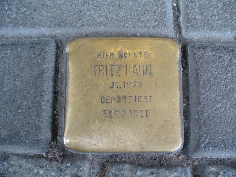 Foto: Initiative Stolpersteine Charlottenburg-Wilmersdorf