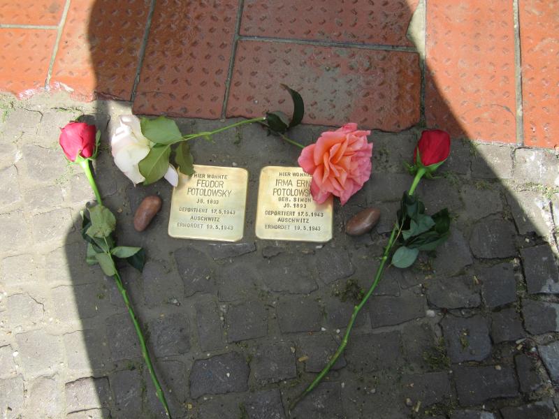 Stolpersteine für Feodor und Irma Erna Potolowsky. Copyright: MTS