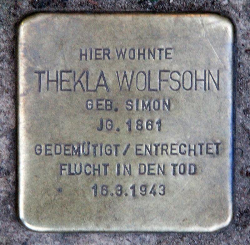 Thekla Wolfsohn © OTFW