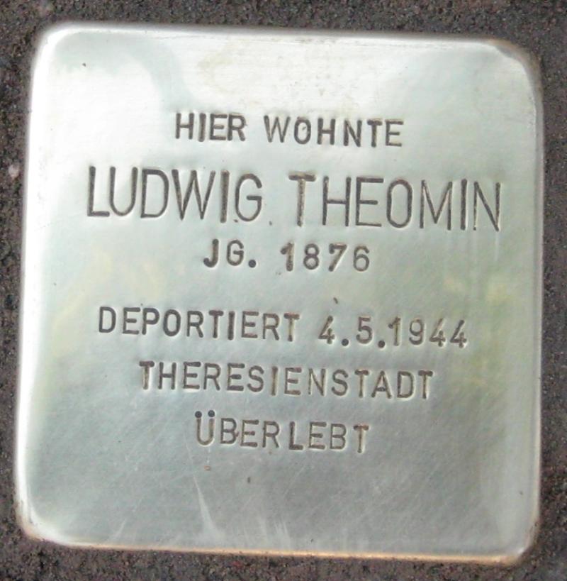 Stolperstein für Ludwig Theomin