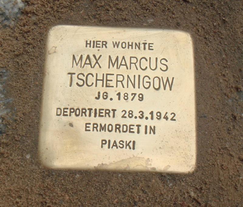 Stolperstein für Max Marcus Tschernigow