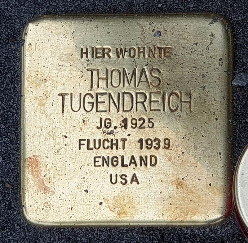 Stolperstein für Thomas Tugendreich  © OTFW 