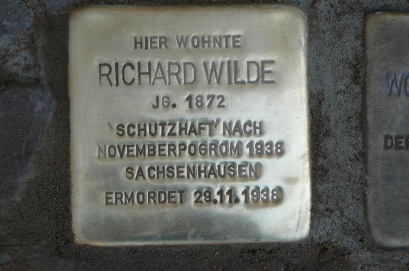 Foto: Initiative Stolpersteine Charlottenburg-Wilmersdorf