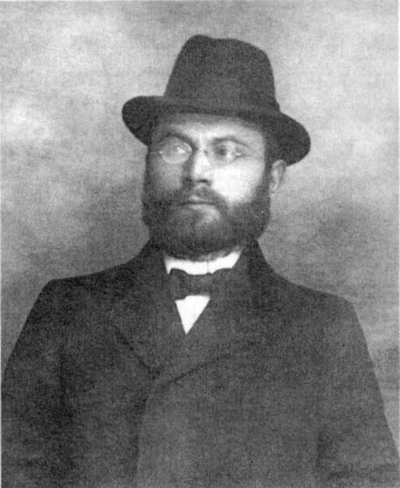 Jechiel Jacob Weinberg in Pilwiski, vor 1914 Bild: unknown, appears in book Lifrakim (Hebrew)