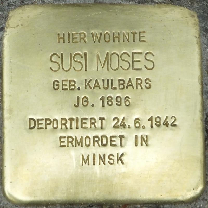Stolperstein Susi Moses
