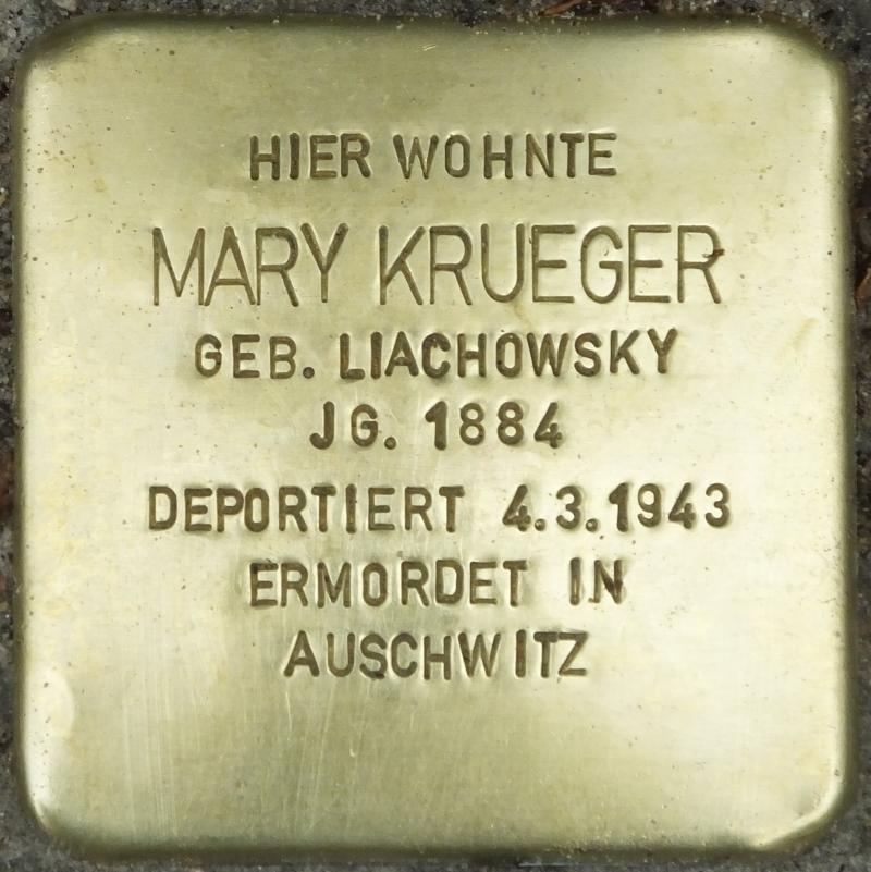 Stolperstein für Mary Krueger