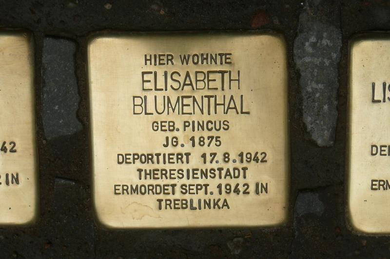 Foto: Initiative Stolpersteine Charlottenburg-Wilmersdorf