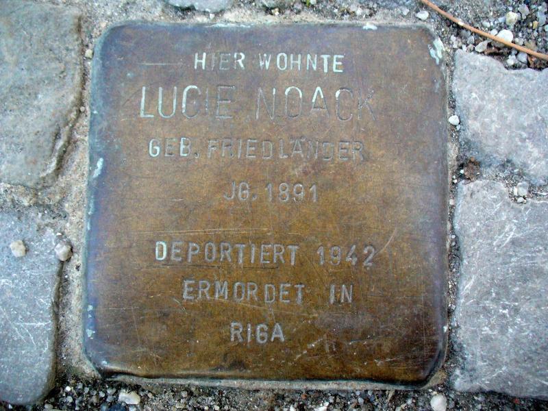 Foto: Initiative Stolpersteine Charlottenburg-Wilmersdorf