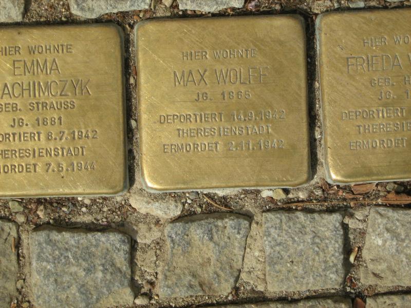 Stolperstein für Max Wolff. Copyright: MTS