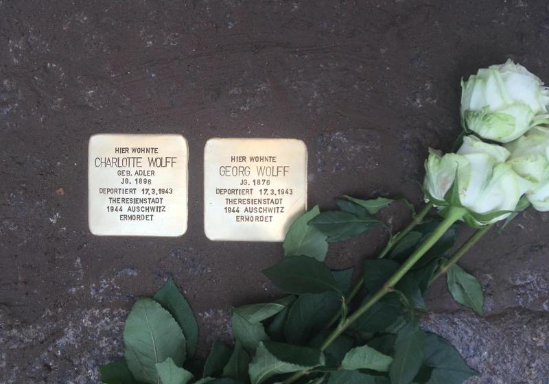 Stolpersteine für Charlotte und Georg Wolff, Zionskirchstraße 69, Berlin © Stolpersteingruppe Prenzlauer Berg