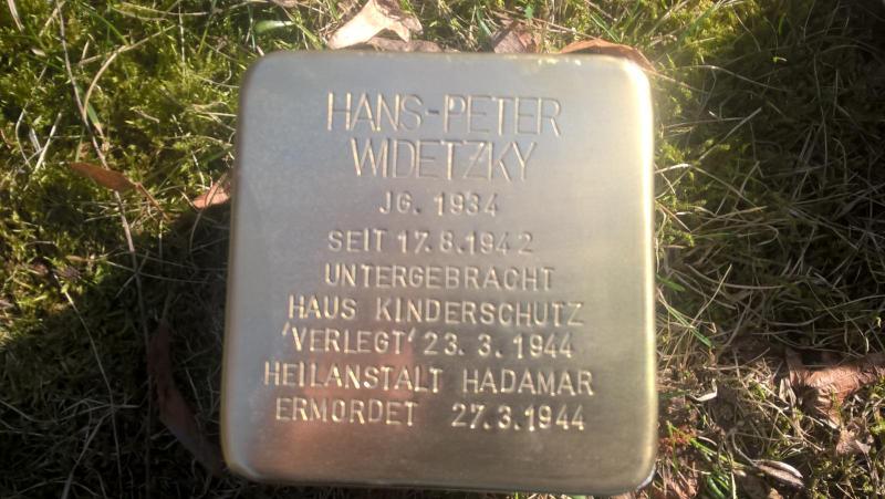 Stolperstein für Peter Widetzky (Bild: Projekt-Stolpersteine)