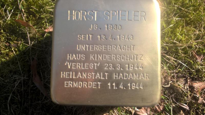 Stolperstein für Horst Spieler (Bild: Projekt-Stolpersteine)