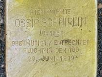 Stolperstein Ossip Schnirlin, Foto: OTFW