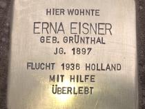 Stolperstein für Erna Eisner / Bild: Michael Rohrmann