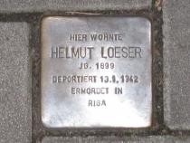 Stolperstein für Helmut Loeser