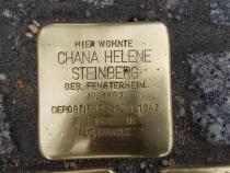 Stolperstein Chana Helene Steinberg, © Initiative Mitte