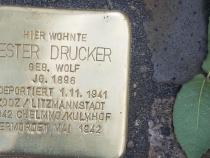 Stolperstein Ester Drucker, Foto: Initiative Mitte