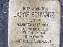 Stolperstein Jacob Schwarz, Foto: Initiative