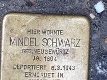 Stolperstein Mindel Schwarz, Foto: Initiative