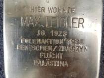 Stolperstein Max Leibler, Foto: Initiative Mitte