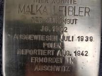 Stolperstein Malka Leibler (Foto: Initiative Mitte)