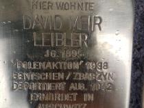 Stolperstein David Meir Leibler (Foto: Initiative Mitte)