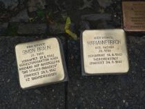 Stolpersteine von Simon Braun und Marianne Brach © A. Oertel