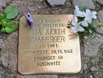 Stolperstein für Ida Judith Bamberger, Foto © P. Gutsche