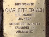 Stolperstein für Charlotte Orbach