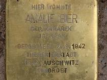 Stolperstein für Amalie Bier