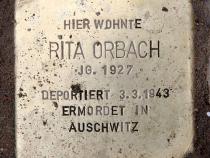 Stolperstein für Rita Orbach