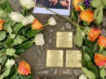 Stolpersteine für Bernhard Baruch Lump, Leo Lesser Cohn und Rosette Recha Cohn  © Dr. Petra T. Fritsche