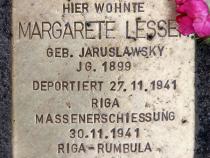 Stolperstein für Margarete Lesser. Foto: OTFW.