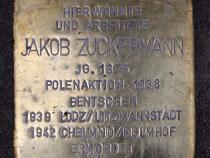 Stolperstein für Jakob Zuckermann