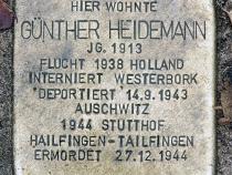 Stolperstein für Günther Heidemann   © OTFW