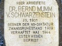 Stolperstein für Bernd Mumm von Schwarzenstein  © OTFW