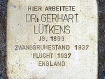 Stolperstein für Gerhart Lütkens © OTFW