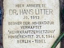 Stolperstein für Hans Litter © OTFW