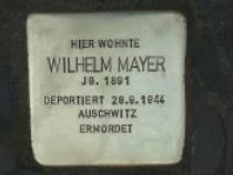 Stolperstein für Wilhelm Mayer, Foto: Wolfgang Knoll, 2010
