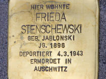 Stolperstein Frieda Stenschewski © OTFW