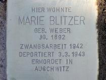 Stolperstein Marie Blitzer © OTFW Berlin