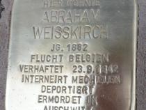 Stolperstein für Abraham Weisskirch