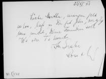 Abschiedsbrief © Leo Baeck Institut, Foto: privat