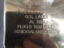 Stolperstein Adele Stark, Foto: Initiative