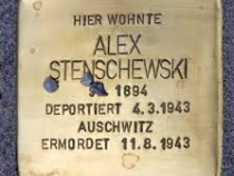 Stolperstein Alex Stenschewski © OTFW