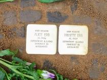 Stolpersteine Alice und Brigitte Erb © FHXB Museum Foto: AstSchi