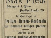 Adressbuch Stargard 1914