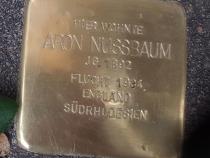 Stolperstein Aron Nussbaum © Stolperstein-Initiative Mitte