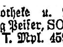 Auszug aus dem Berliner Branchenbuch