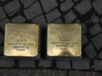 Stolpersteine für Paula und Arthur Alfred Eisenhardt. Copyright: Mauren Antkowski